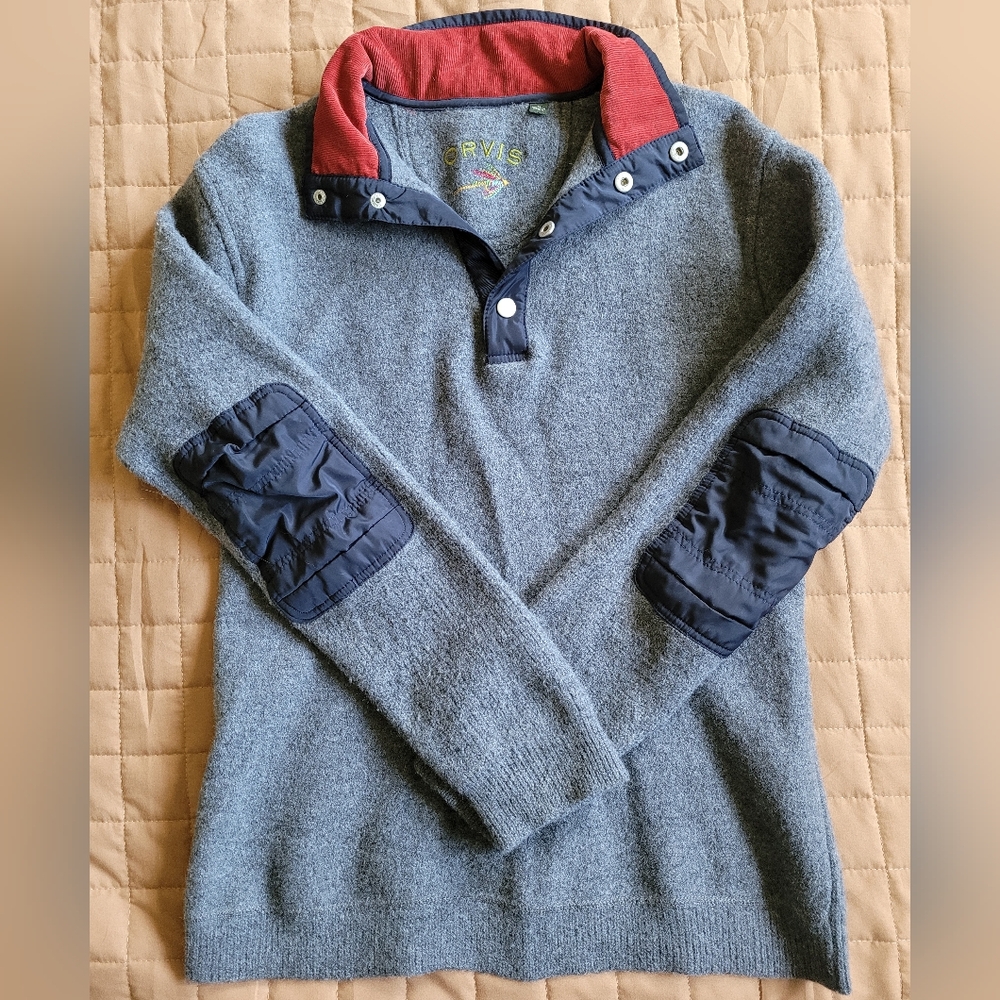 Wool Orvis 1/4 zip